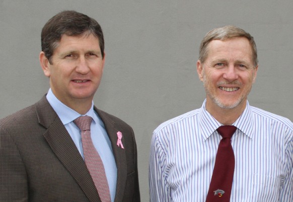 The Hon Lawrence Springborg opening the building